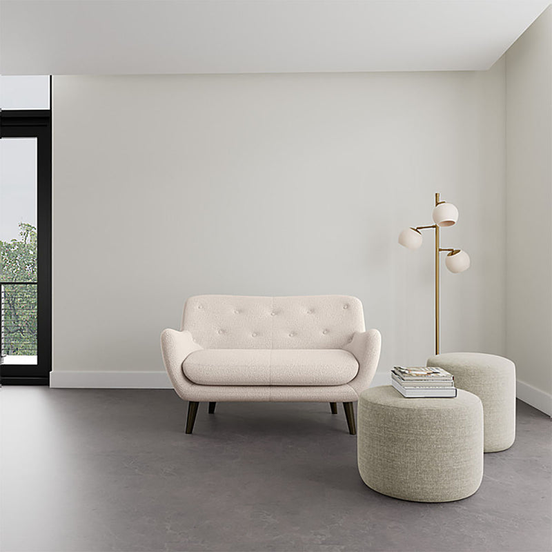 Maya Cream Boucle / Dark Walnut