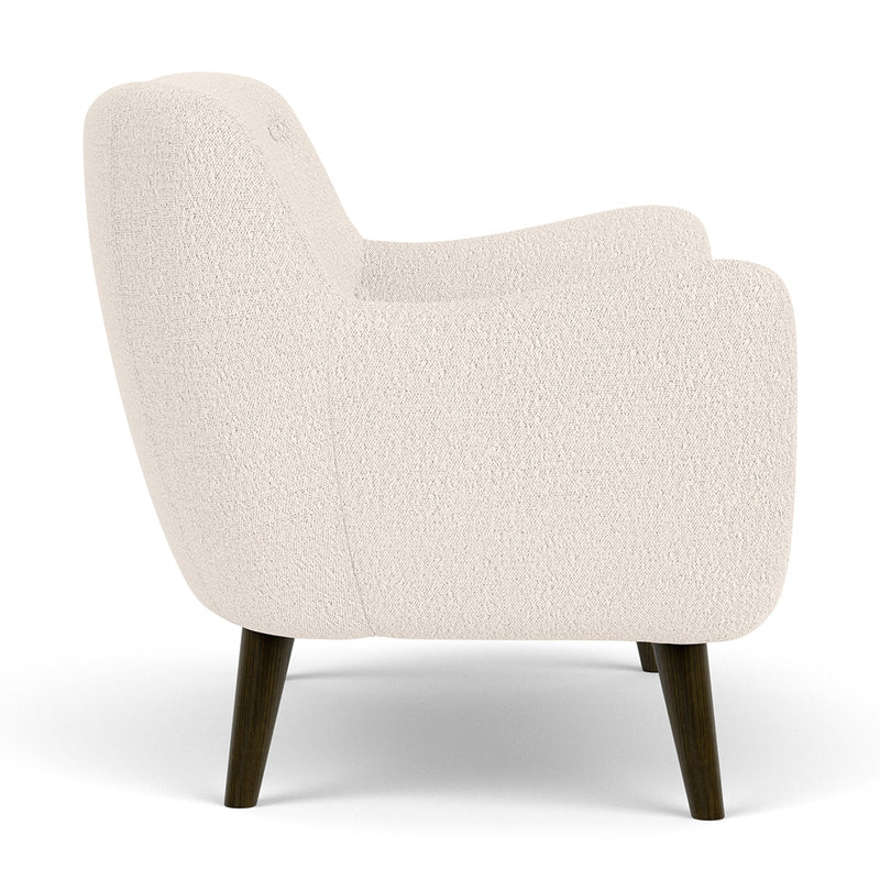 Maya Cream Boucle / Dark Walnut