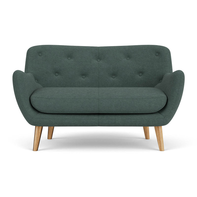 Form Blue Grey Fabric / Oak