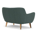 Form Blue Grey Fabric / Oak