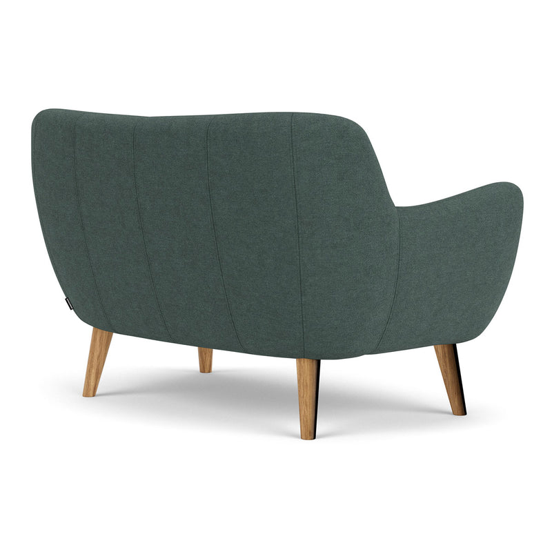 Form Blue Grey Fabric / Oak