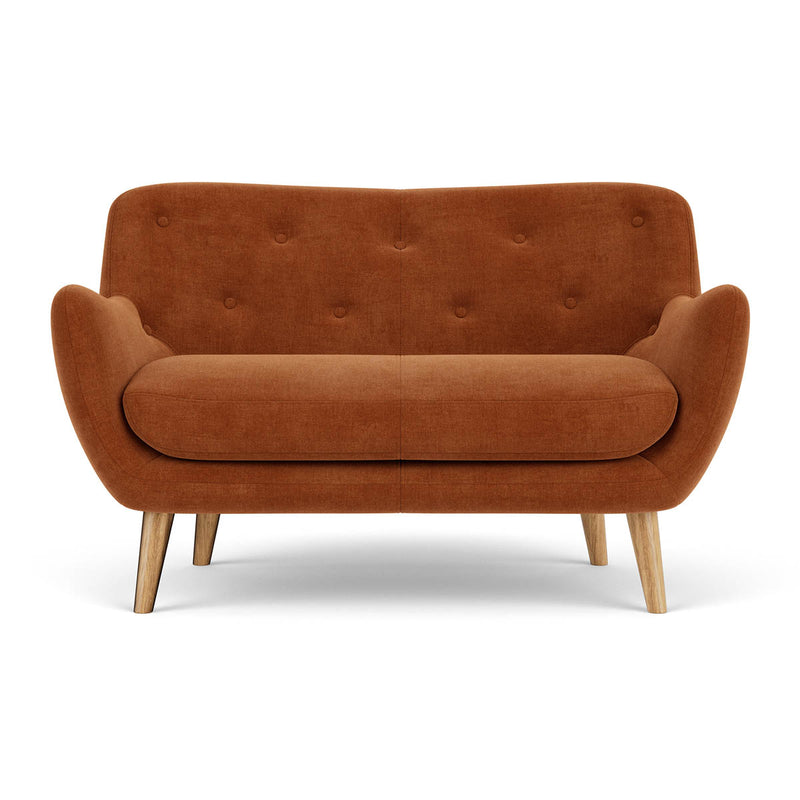 Moss Rust Fabric / Oak