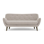 Agnes Brown Textured Weave / Dark Walnut