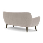 Agnes Brown Textured Weave / Dark Walnut