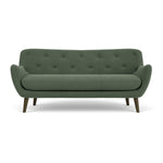 Cura Dark Green Weave / Dark Walnut