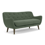 Cura Dark Green Weave / Dark Walnut