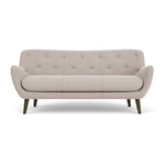 Fabio Stone Fabric / Dark Walnut