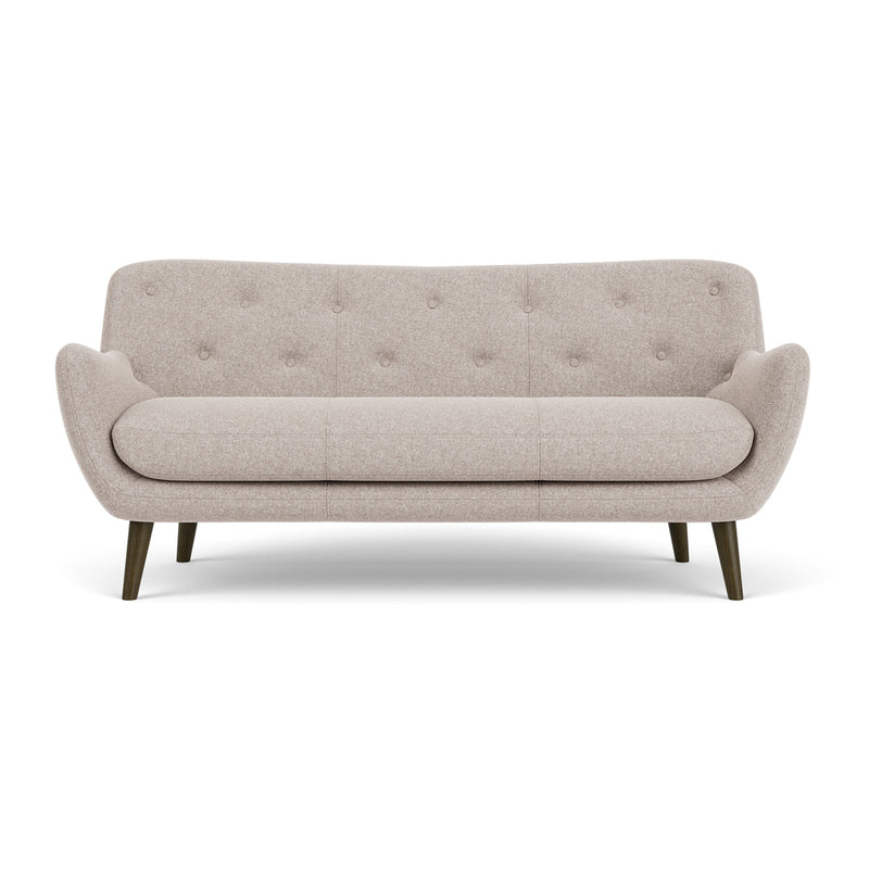 Fabio Stone Fabric / Dark Walnut