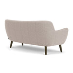 Fabio Stone Fabric / Dark Walnut