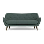 Form Blue Grey Fabric / Dark Walnut