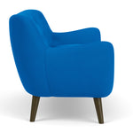 Mark Cobalt Blue Weave / Dark Walnut