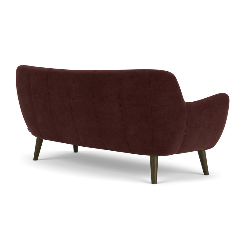Moss Burgundy / Dark Walnut