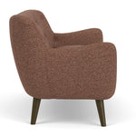 Pebble Rust Boucle / Dark Walnut