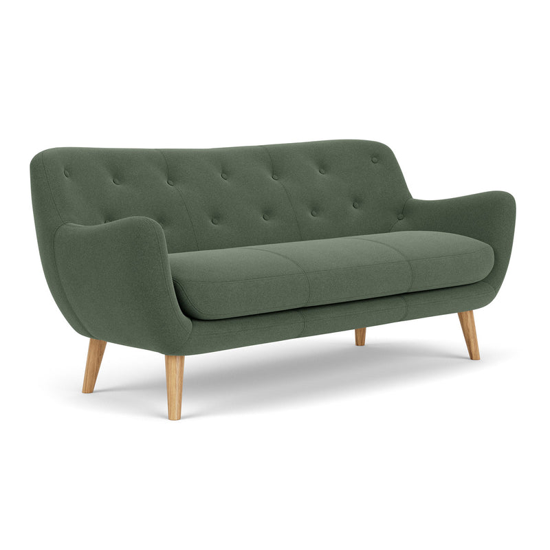 Cura Dark Green Weave / Oak