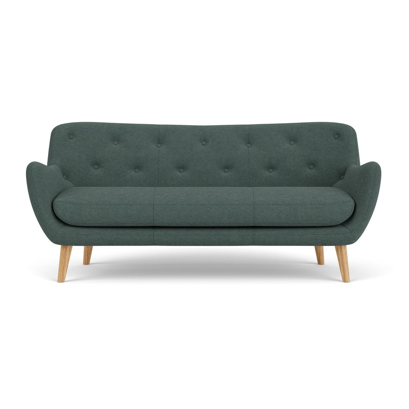 Form Blue Grey Fabric / Oak