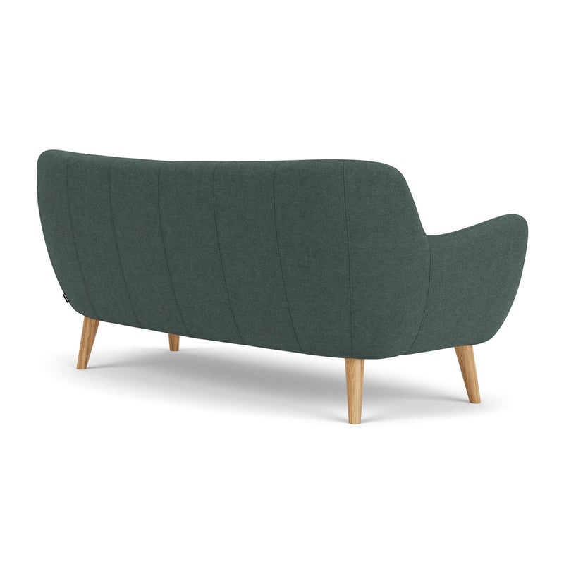 Form Blue Grey Fabric / Oak