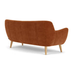 Moss Rust Fabric / Oak