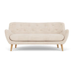 Vega Cream Textured Weave / Oak