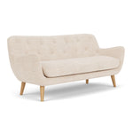 Vega Cream Textured Weave / Oak