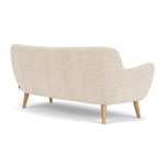Vega Cream Textured Weave / Oak