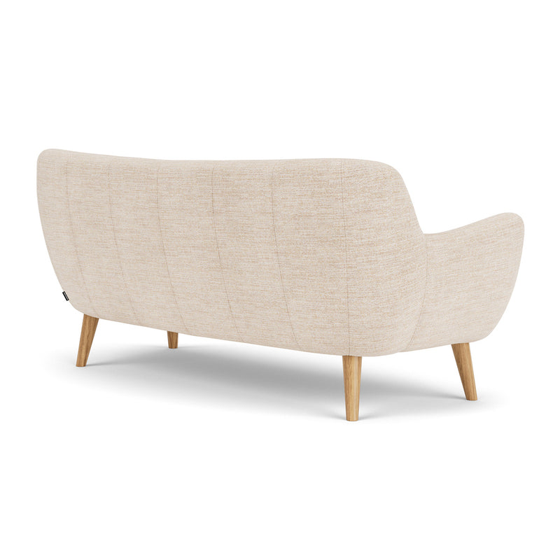 Vega Cream Textured Weave / Oak
