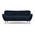 Lux Navy Velvet / Oak