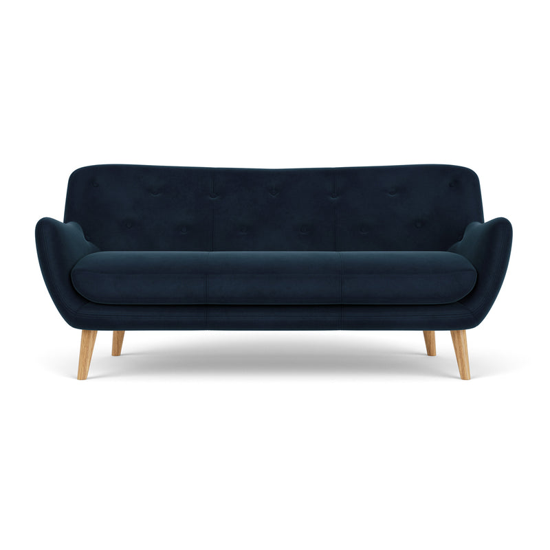 Lux Navy Velvet / Oak