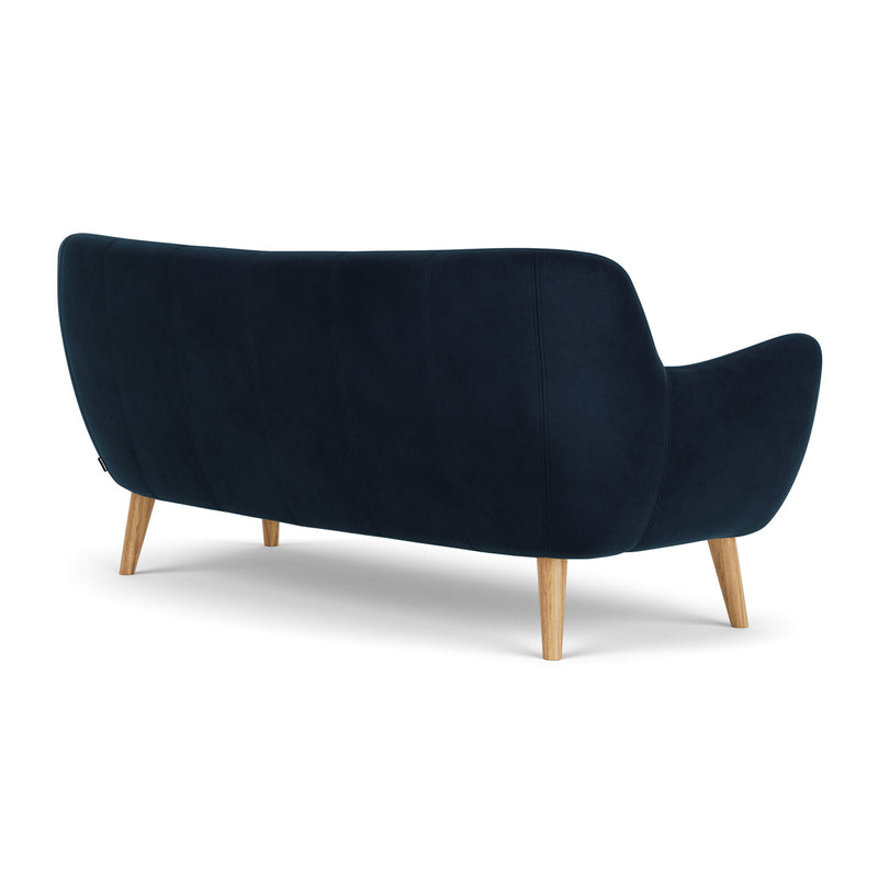 Lux Navy Velvet / Oak