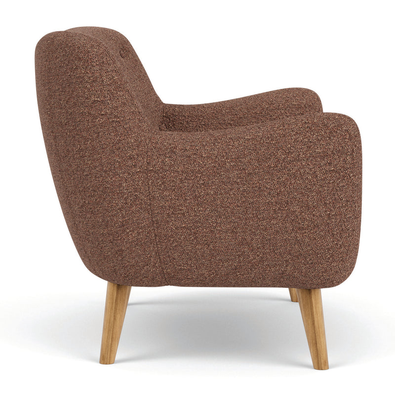 Pebble Rust Boucle / Oak