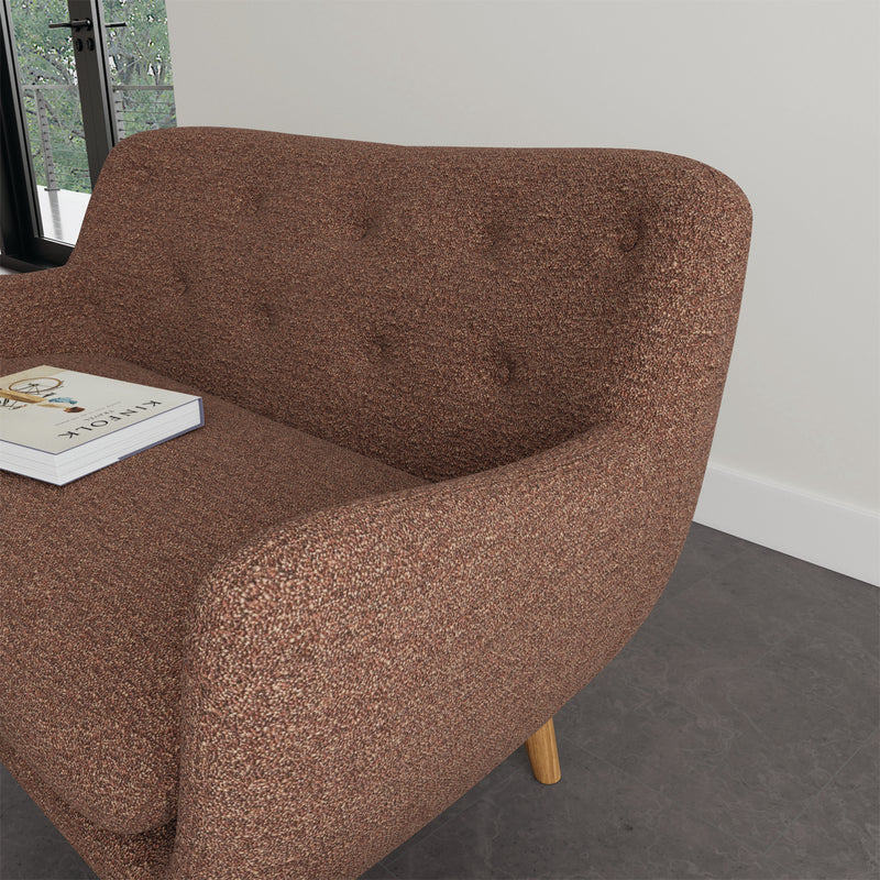 Pebble Rust Boucle / Oak