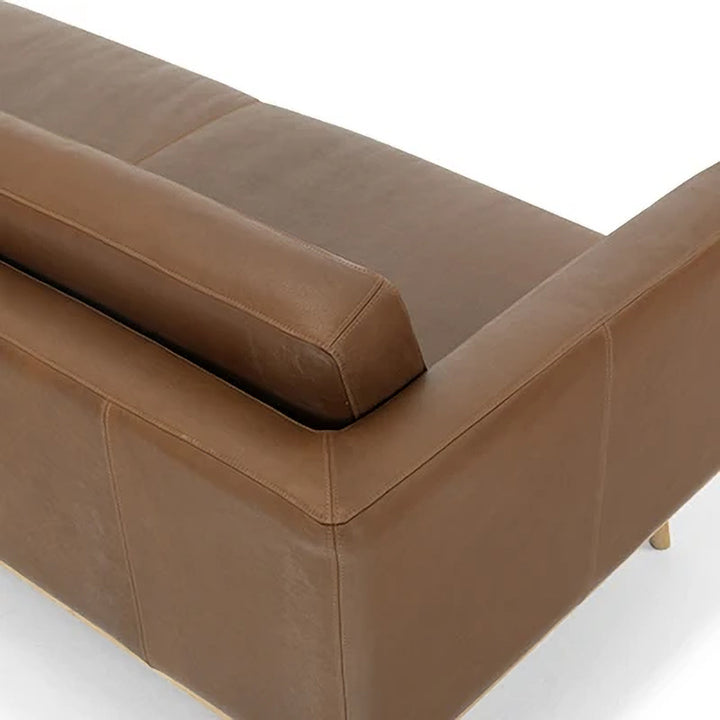 Johan Leather 3 Seater Sofa