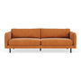 Julia 3 seater sofa - Danny Amber Textured Weave