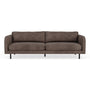 Julia 3 seater sofa - Aulla Cacao Textured Weave