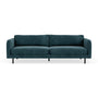Julia 3 seater sofa - Danny Dust Blue Textured Weave