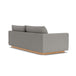 Kenta Boucle 3 Seater Sofa (Oak, Warm Grey)
