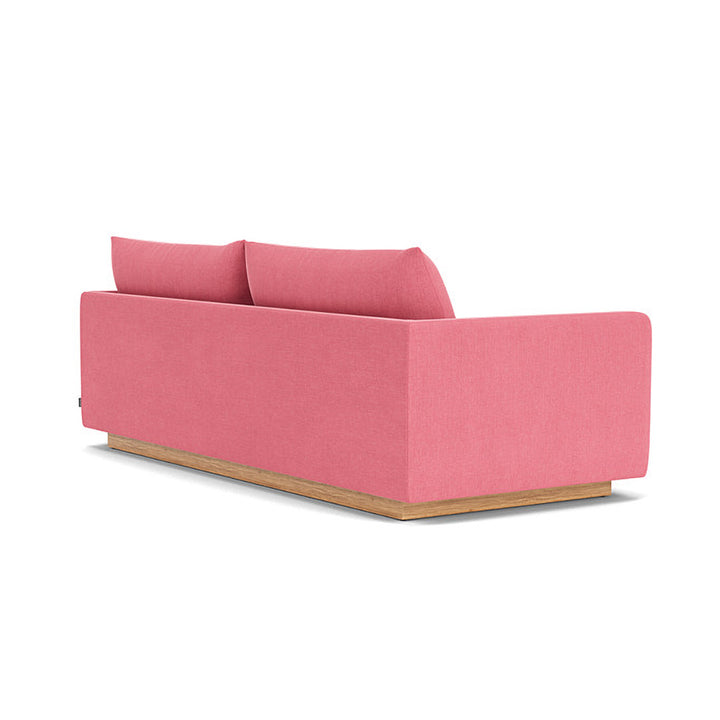 Kenta Fabric 3 Seater Sofa (Oak, Bubble Gum)