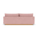 Kenta Fabric 3 Seater Sofa (Oak, Rosa)