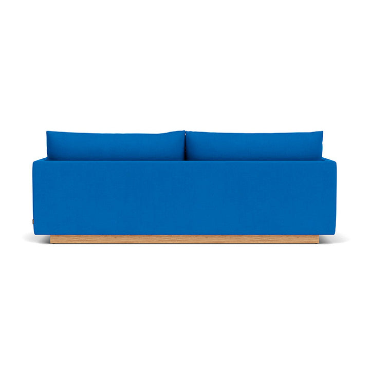 Kenta Fabric 3 Seater Sofa (Oak, Cobalt Blue)