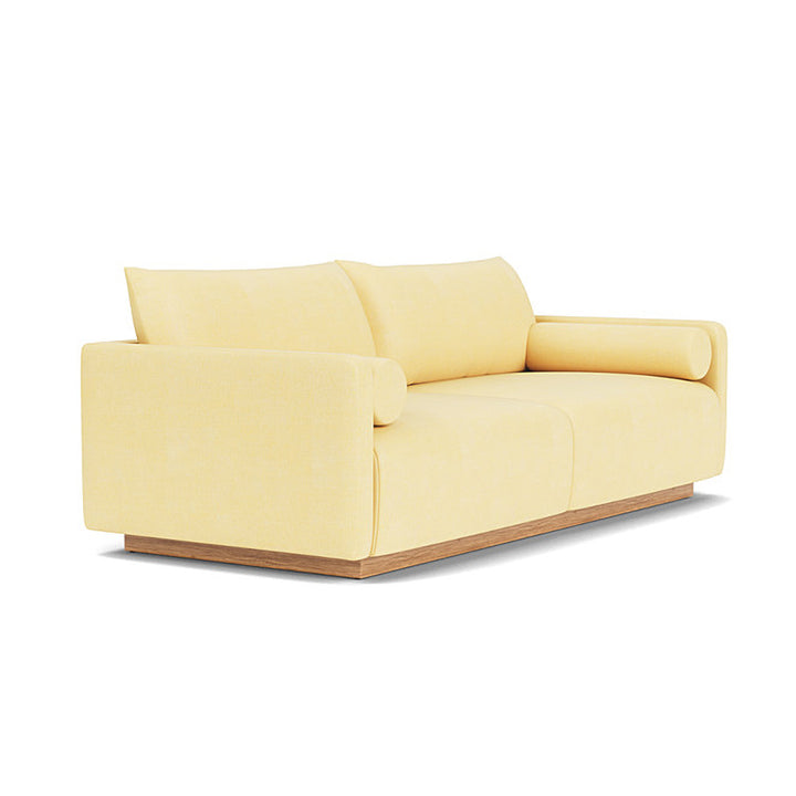 Kenta Fabric 3 Seater Sofa (Oak, Sun)