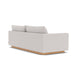 Kenta Fabric 3 Seater Sofa (Oak, Cool Grey Weave)