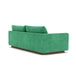 Kenta Fabric 3 Seater Sofa (Walnut Natural, Grass Green)
