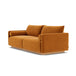 Kenta Velvet 3 Seater Sofa (Oak, Matt Amber)