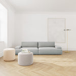 Elliot Light Grey Fabric