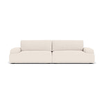 Leonora Boucle 3.5 Seater Sofa (Cream)