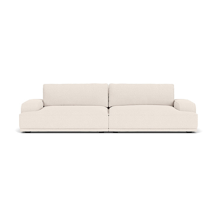 Leonora Boucle 3.5 Seater Sofa (Cream)
