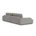 Leonora Boucle 3.5 Seater Sofa (Warm Grey)