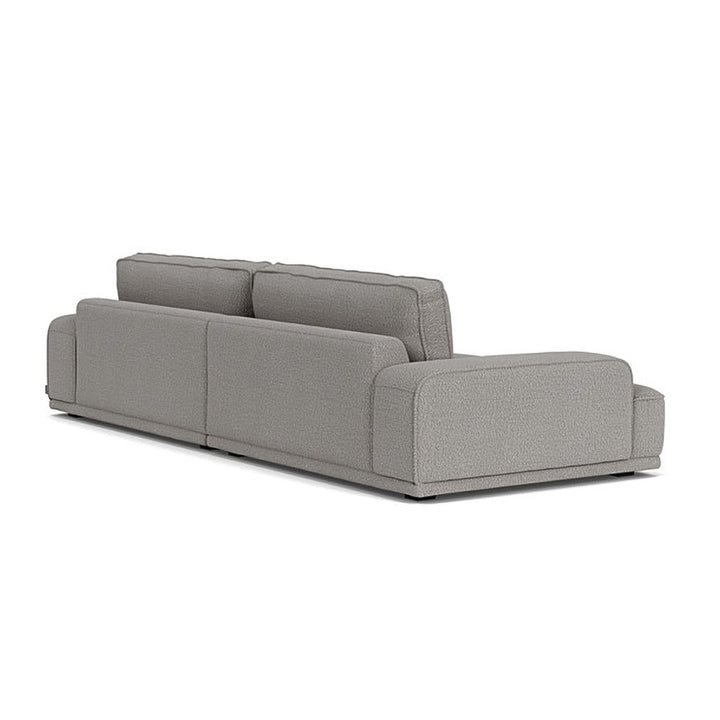Leonora Boucle 3.5 Seater Sofa (Warm Grey)