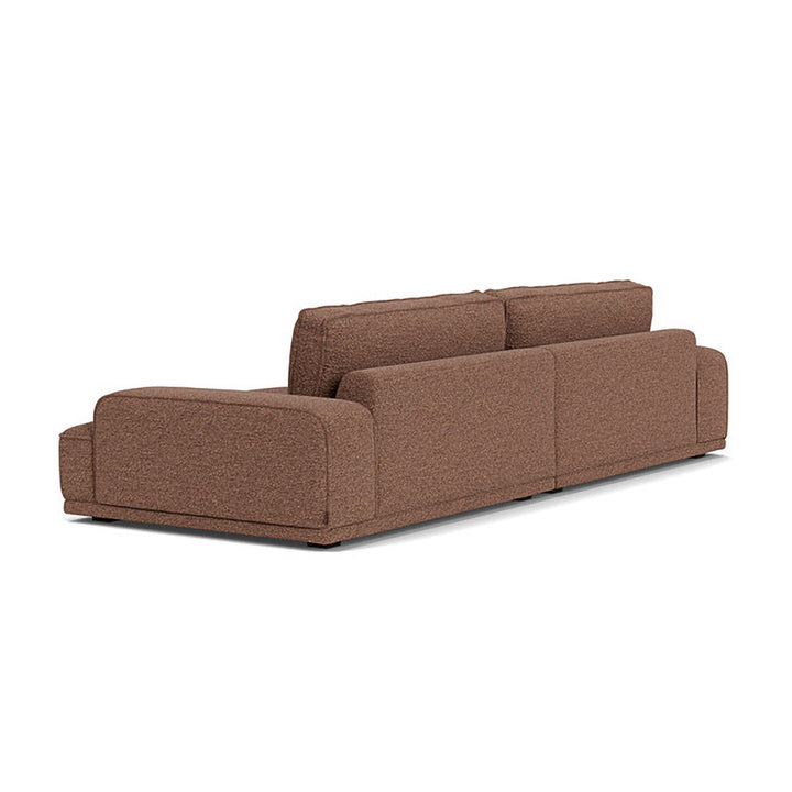 Leonora Boucle 3.5 Seater Sofa (Rust)