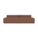 Leonora Boucle 3.5 Seater Sofa (Rust)
