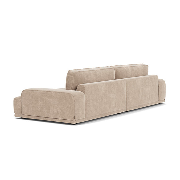 Leonora Fabric 3.5 Seater Sofa (Cream)